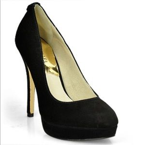 Michael Kors York Pump Suede Heels